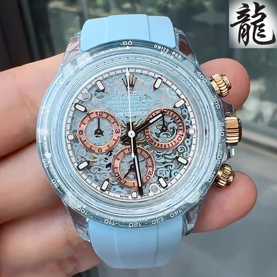 The Colorful World of AET REMOULD Rolex Daytona LOONG Sapphire Watch (Retail: US$61,900) | WORLDTIMER